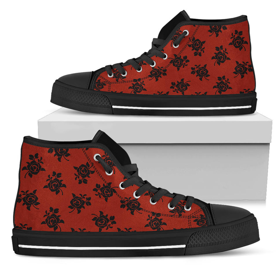 Black Roses, Leather Boots Women, Women's Boots