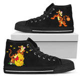 Winnie the Pooh high top shoes black