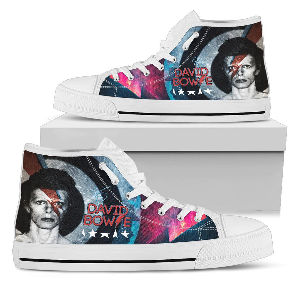 David Bowie Custom Shoes