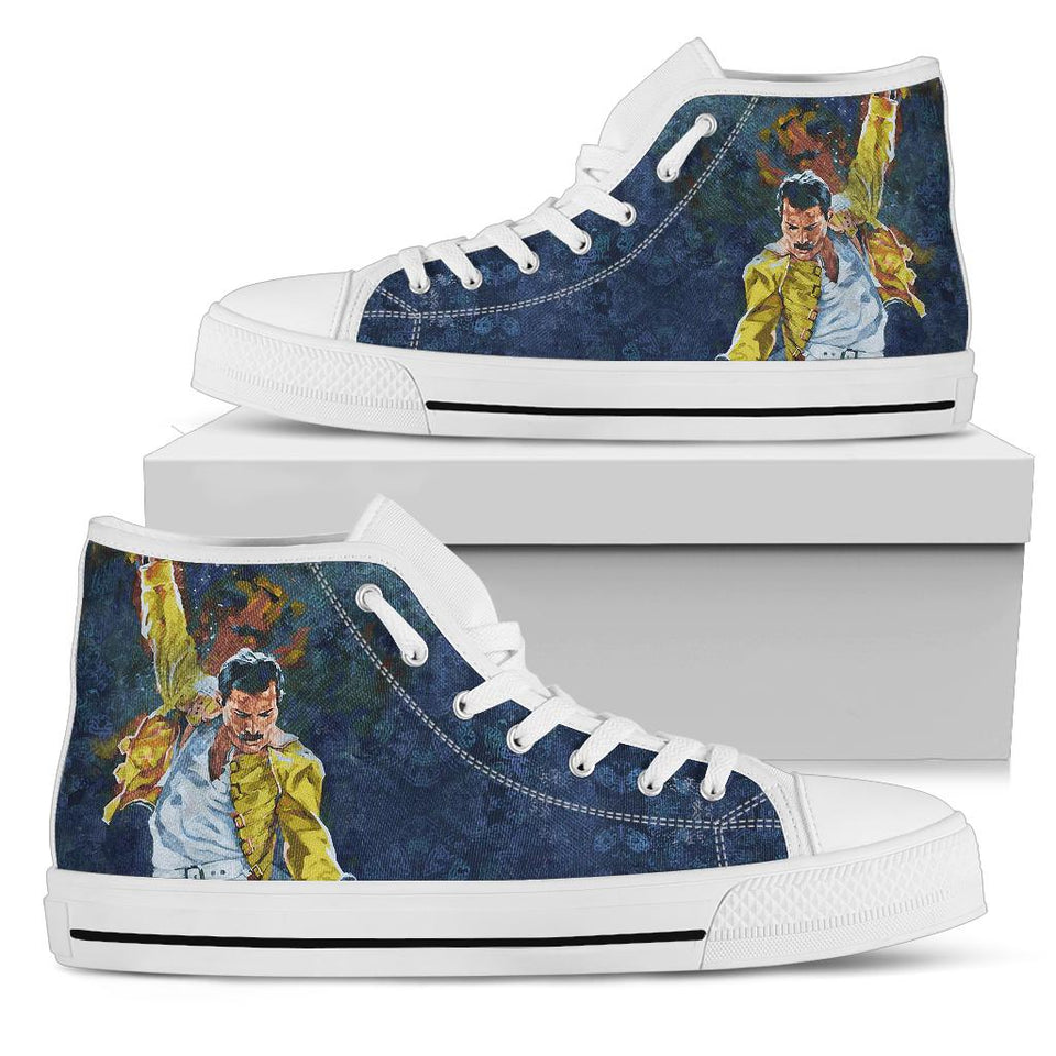 Freddie Mercury Custom Shoes, Queen Band Music