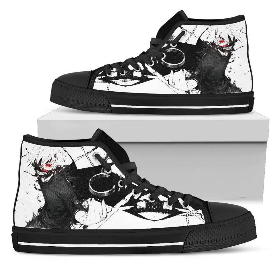 Tokyo Ghoul Kaneki Ken themed custom shoes