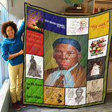 Juneteenth Blanket, Harriet Tubman Quilt Blanket