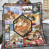 Cat Quilt, Cat Quilt Blanket Gifts For Birthday, Christmas