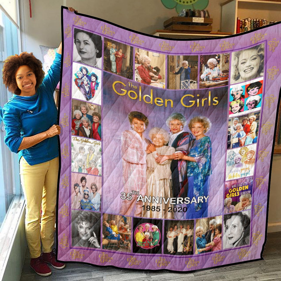 The Golden Girl Blanket, The Golden Girls TV Series Quilt Soft and Warm