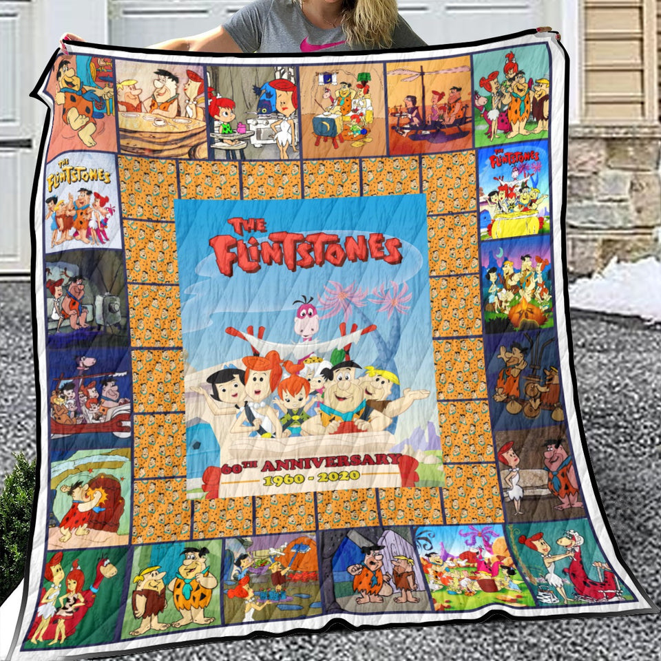 The Flintstones Quilt, The Flintstones TV Series Quilt Blanket