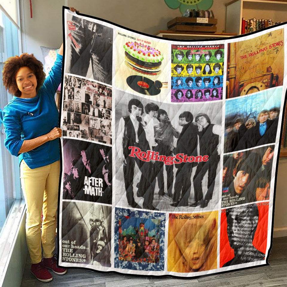 The Rolling Stones Quilt, The Rolling Stones Quilt Blanket