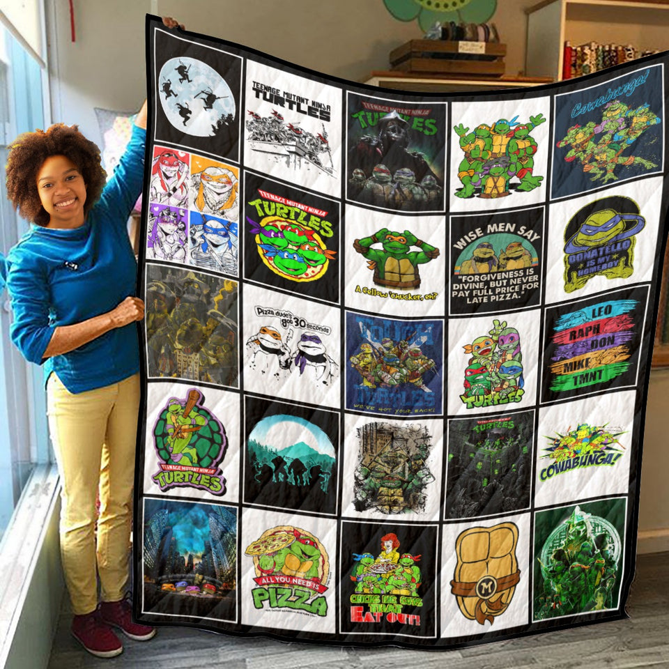 Teenage Mutant Ninja Turtles Blanket, Teenage Mutant Ninja Turtles Quilt Blanket