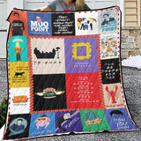 Friends Quilt, Friends TV Show Blankets, Friends Quilt, Soft and Warm