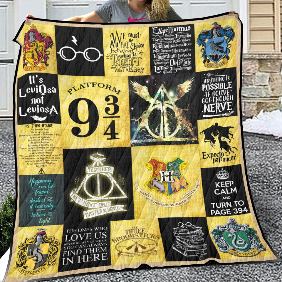 Harry Potter Quilt, Harry Potter Blankets Soft and Warm, Gift Ideas
