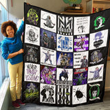 Beetlejuice 1988 Movie Blanket, Broadway Beetlejuice Quilt Blanket