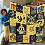 Harry Potter Quilt, Harry Potter Blankets Soft and Warm, Gift Ideas