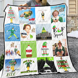 Elf Blanket, Elf Christmas Movie Fleece, Sherpa Blanket