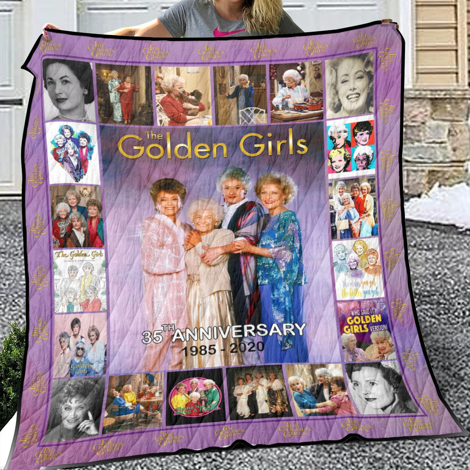 The Golden Girl Blanket, The Golden Girls TV Series Quilt Soft and Warm