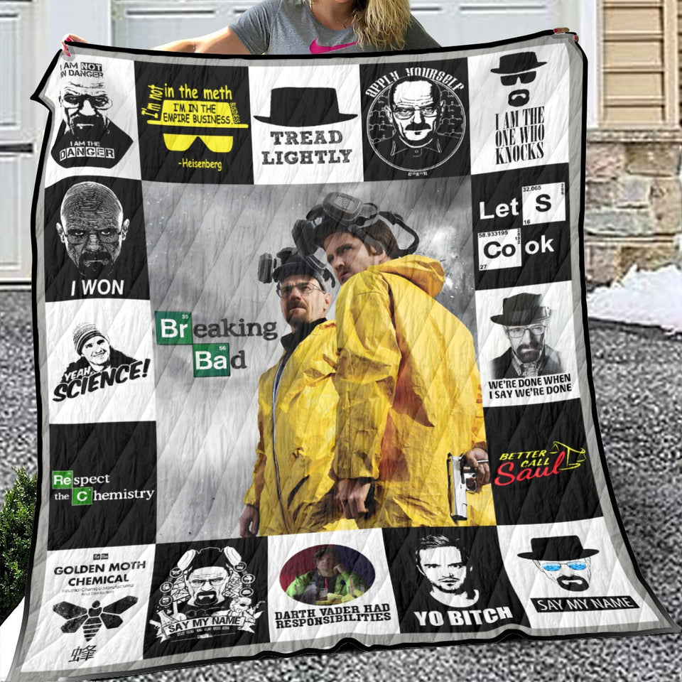 Breaking Bad Blanket, Breaking Bad TV Series Quilt Blanket