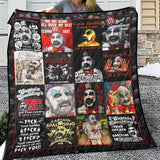 Captain Spaulding Blanket Halloween Quilt Fleece Sherpa Throw Blanket