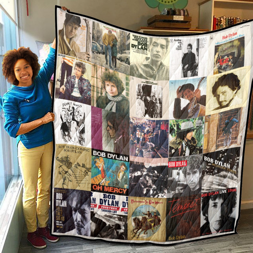 Bob Dylan Quilt, Bob Dylan Quilt Blanket Soft and Warm