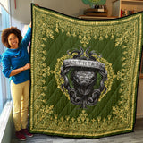 The Slytherin Blanket, Snake Harry Potter Quilt Blanket