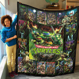Teenage Mutant Ninja Turtles Blanket, Teenage Mutant Ninja Turtles Quilt Ver 4