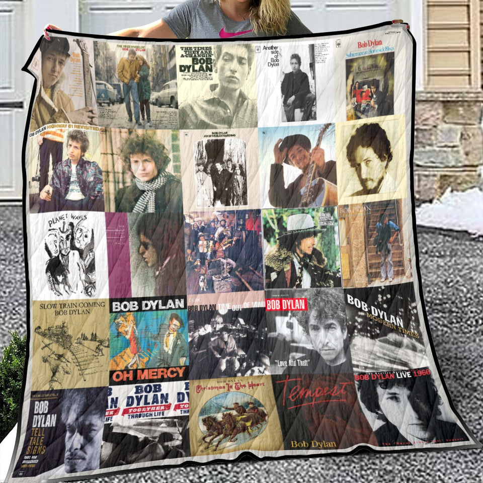Bob Dylan Quilt, Bob Dylan Quilt Blanket Soft and Warm