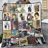 Bob Dylan Quilt, Bob Dylan Quilt Blanket Soft and Warm