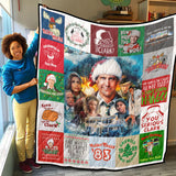National Lampoon's Christmas Vacation Quilt, Christmas Movie Quilt, Blanket