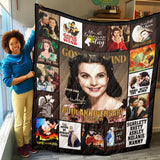Vivien Leigh Fleece Blanket, Gone With The Wind 80th Anniversary Quilt