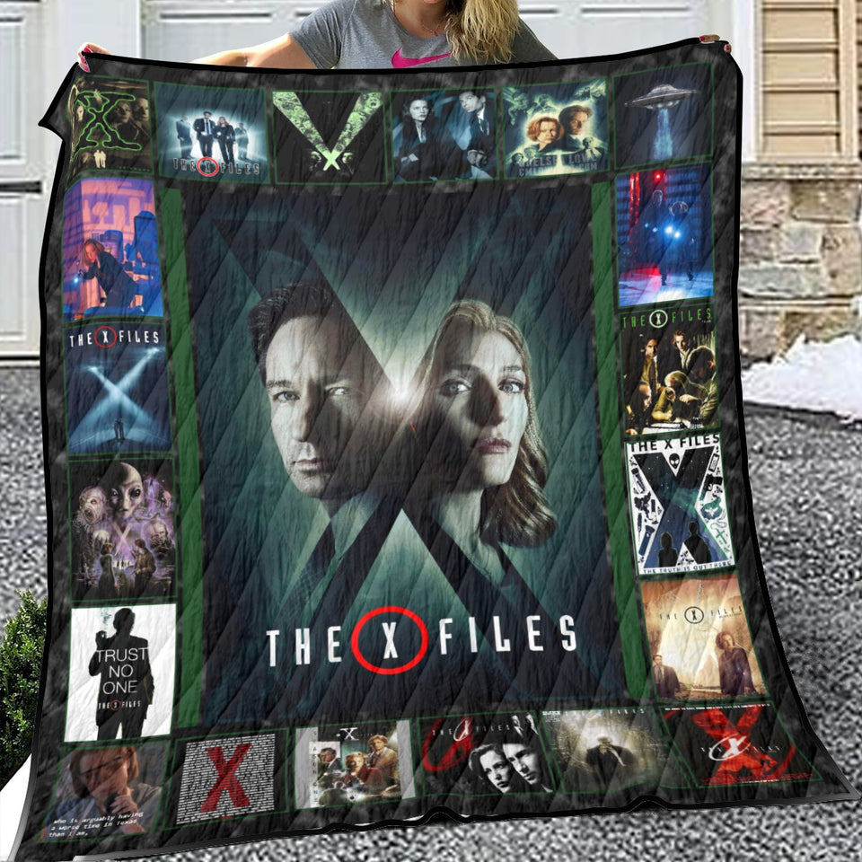 The X Files Quilt, The X-Files TV Series Quilt Blanket Soft and Warm, Gift Ideas