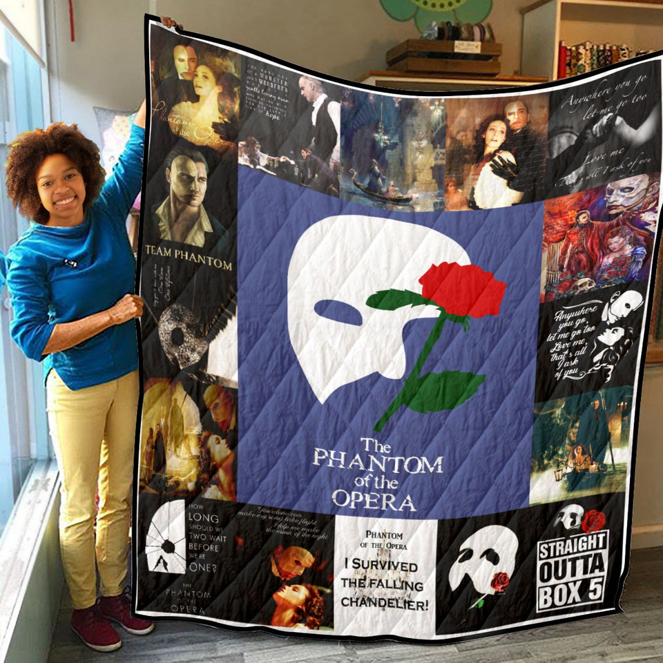 The Phantom Of The Opera Quilt, Broadway Musicals Quilt Blanket