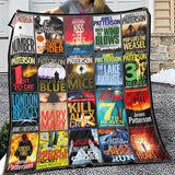 James Patterson Quilt, James Patterson Books Quilt Blanket