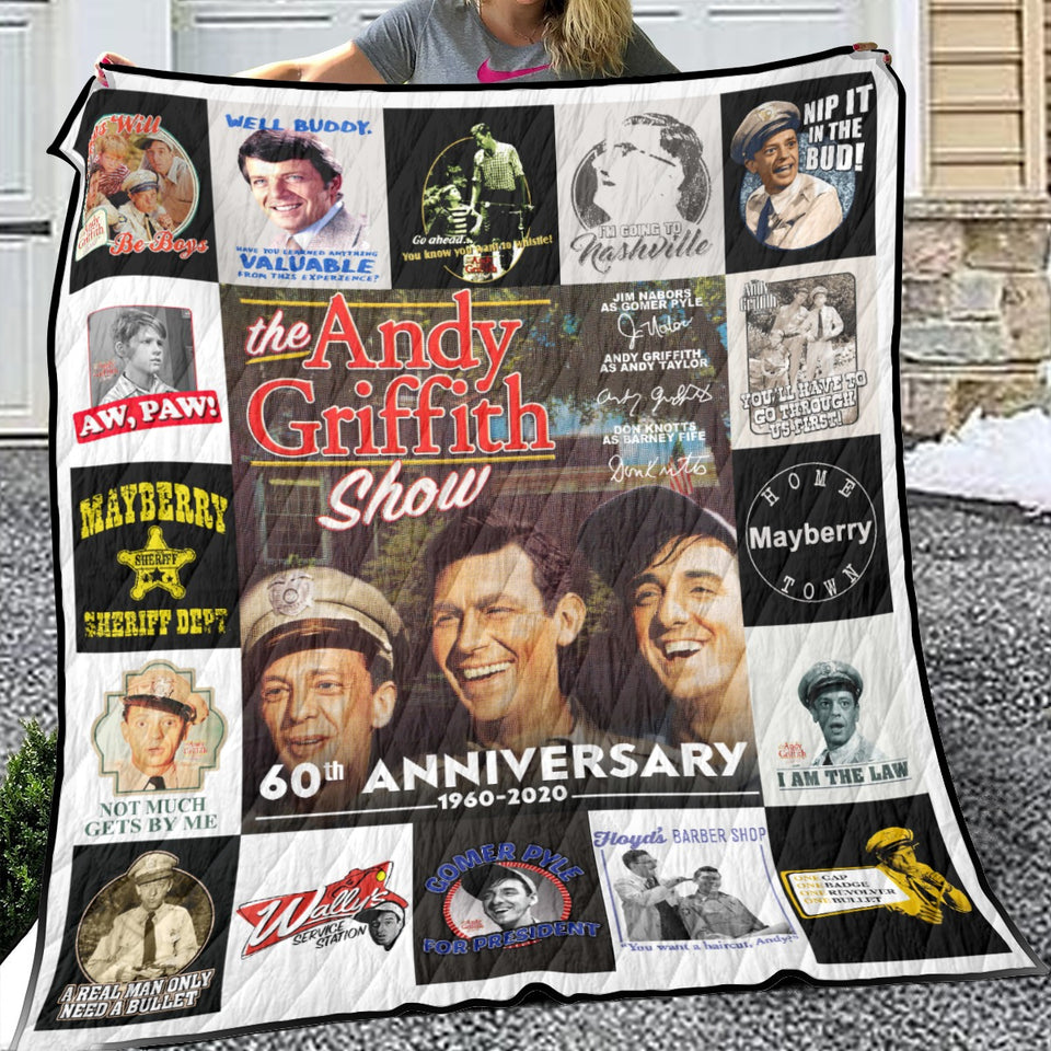 The Andy Griffith Show Quilt, The Andy Griffith Show TV Series Quilt Blanket