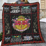 Dragonfly Quilt, Dragonfly Quilt Blanket Gift For Birthday, Christmas