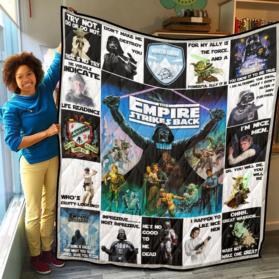 The Empire Strikes Back Quilt, Star Wars Quilt Blanket
