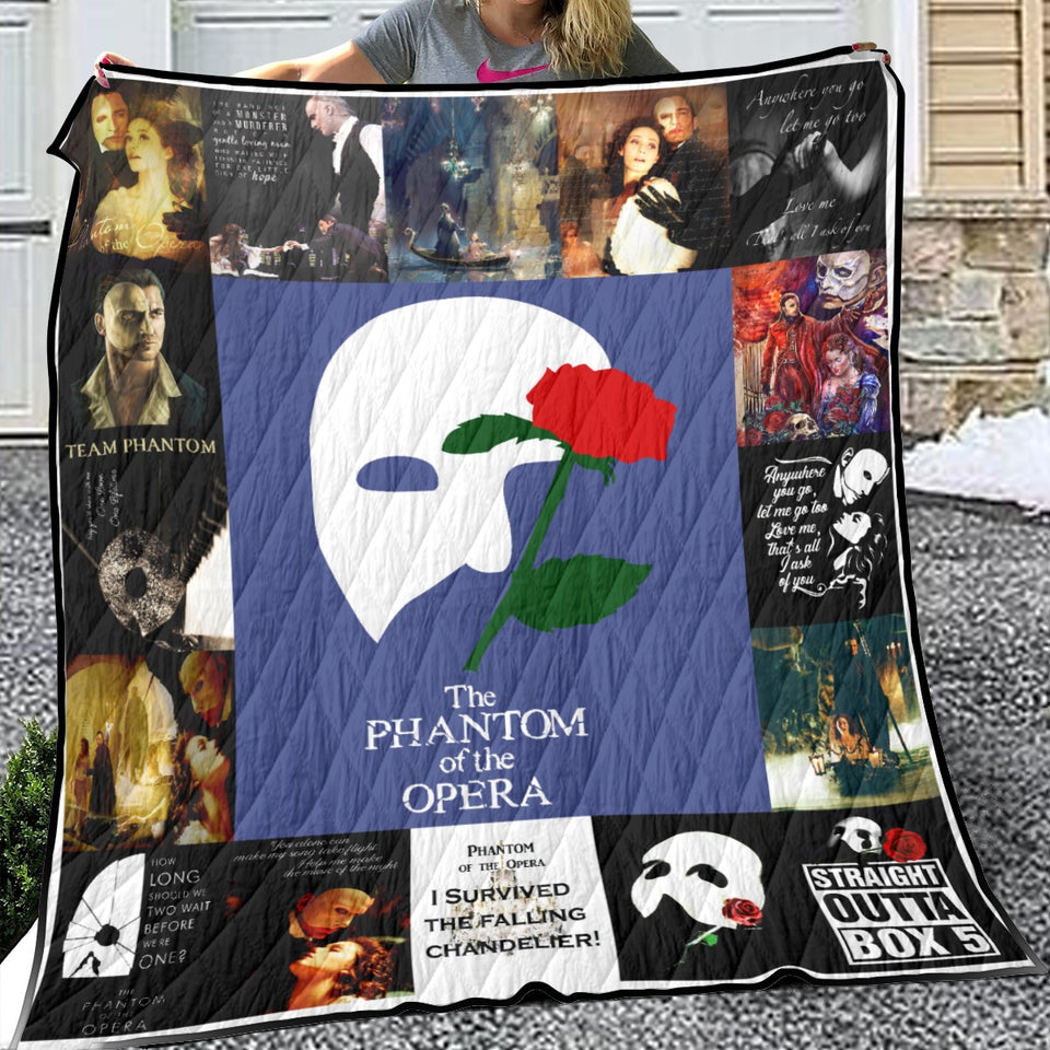 The Phantom Of The Opera Quilt, Broadway Musicals Quilt Blanket