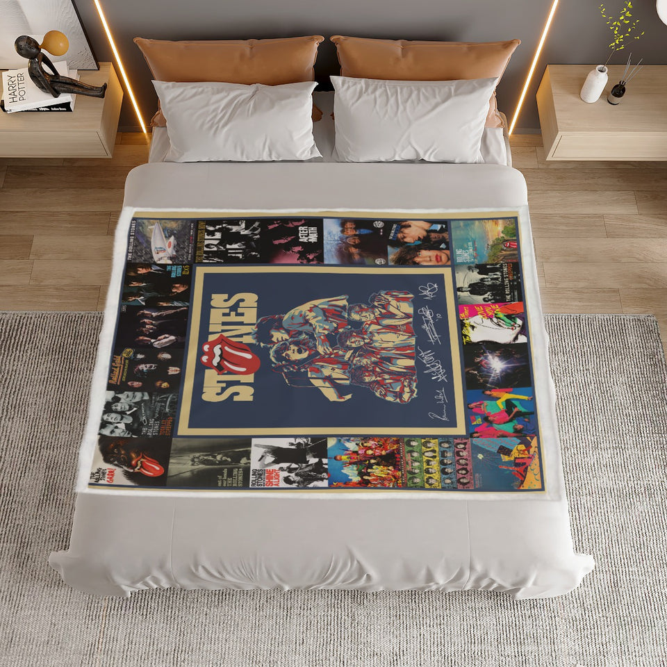 The Rolling Stones Blanket, The Rolling Stones For Fans Fleece Blankets