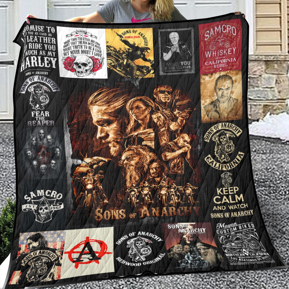 Sons Of Anarchy Quilt, Sons of Anarchy TV Series Quilt Blanket