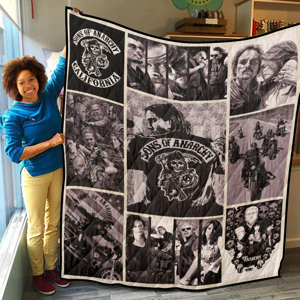 Sons Of Anarchy Quilt, Sons Of Anarchy Blanket Soft and Warm, Gift Ideas