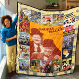 Laurel And Hardy Quilt, Laurel And Hardy Quilt Blanket