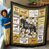 Horse Quilt, Gifts For Birthday Christmas Quilt Blanket