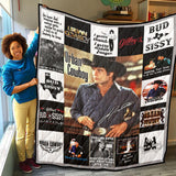 Urban Cowboy Blanket, Urban Cowboy Movie Quilt, Fleece, Sherpa Blanket