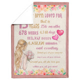13 Year Old Girl Gifts for Birthday Throws Blanket copy