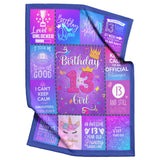 13th Birthday Blanket for Girls Gifts copy