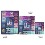 13th Birthday Decorations for Girls Gifts for 13 Year Old Girls Blanket