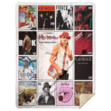 Kid Rock Blanket, Kid Rock Albums Fleece, Sherpa Blanket For Fans - MSHL Premium Mink Sherpa Blanket 60x80