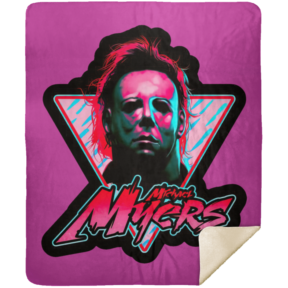 Halloween Michael Myers Ultra-Soft Warm Micro Fleece Throw Blanket Sherpa D13 MSHM Premium Mink Sherpa Blanket 50x60