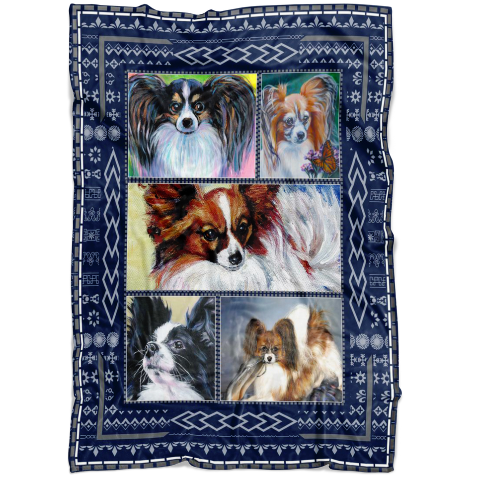 Papillon Dog Blanket