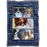 Papillon Dog Blanket