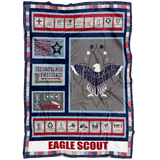 Eagle Scout 3D Quilt Blanket