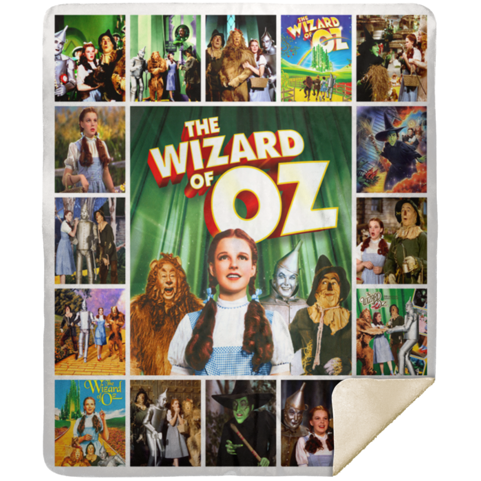 The Wizard Of Oz Fleece, Sherpa Blanket, The Wizard Of Oz - Judy Garland Blanket MSHM Premium Mink Sherpa Blanket 50x60