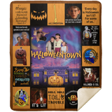 Halloweentown Blanket, Best Halloween Movies and TV Shows Blanket, Fleece, Sherpa Blankets, Throw Bed Blankets Soft and Warm comforters Bed Couch Living Room - MSHM Premium Mink Sherpa Blanket 50x60