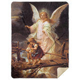 Guardian Angel Blanket, Guardian Angel Quilt Fleece Sherpa Soft and Warm - MSHL Premium Mink Sherpa Blanket 60x80